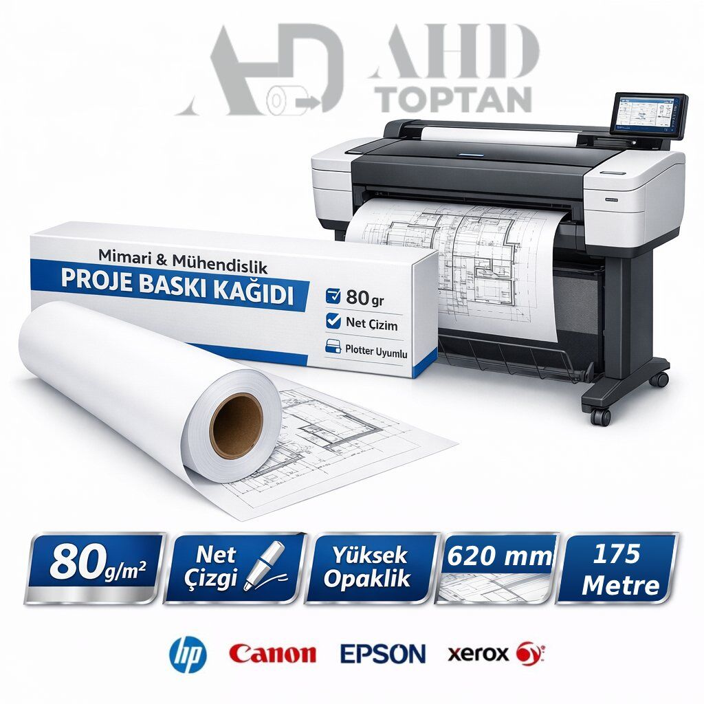 Plotter Kağıdı 62 Cm 175 Metre - 1 Adet