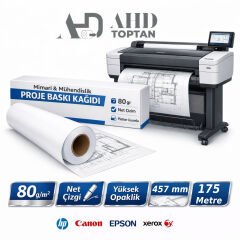 Plotter Kağıdı 45,7 Cm 1 Adet - 175 Metre